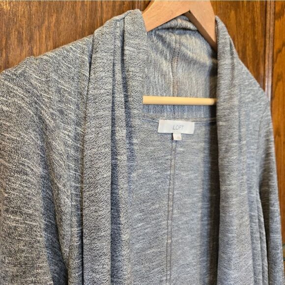 LOFT Open Cardigan Shawl Collar Small - Picture 2 of 8